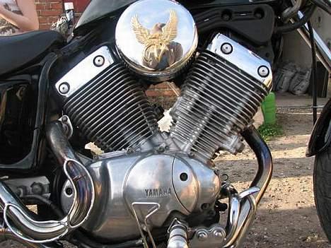 Yamaha Virago xv 535 - Min næsten færdigpudsede Mc (pudset af min søde mand) billede 2