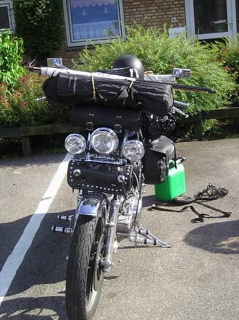 Yamaha xv 750 se special ombygni - På vej til Skagen Træf igen igen billede 9