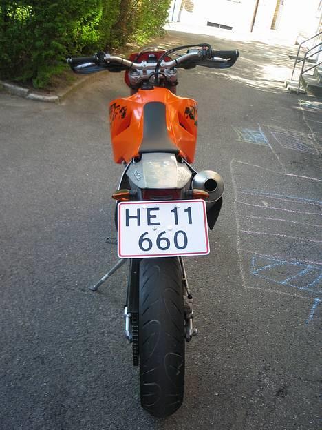 KTM 520 EXC Supermotard - det er Lige Før der kunne Stå HELL  660(6)  MANGLER LIGE DET SIDTE 6 TAL  billede 2