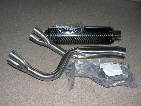 Honda VFR750F *SOLGT* - Splinter ny Laser Pro d´Or Sport Carbon 4-2-1 udstødning klar til montering. billede 11