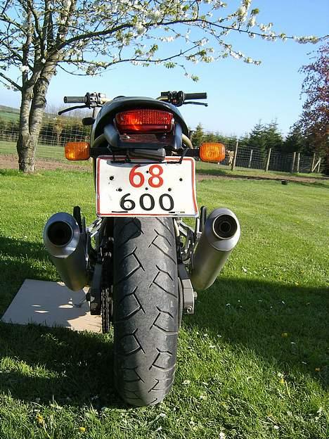 Ducati Monster 750 (Solgt.) - Her med prøveplader til at kører den hjem på.. billede 5