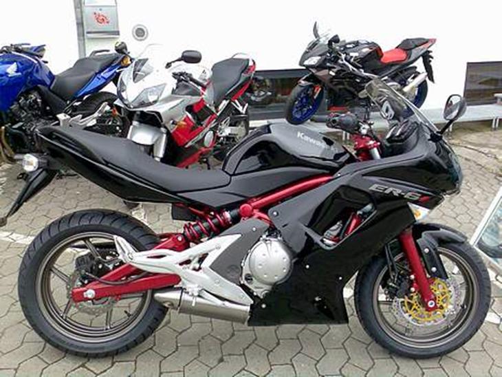 Kawasaki er6f - den dag hun blev købt    billede 1