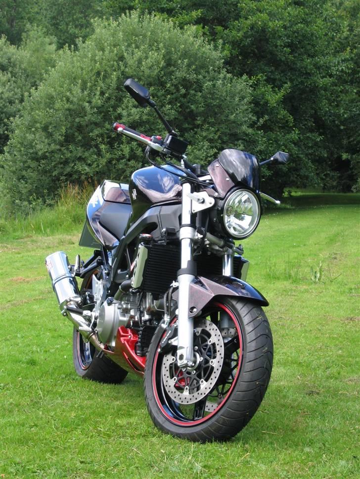 Suzuki SV 1000 " SOLGT " - Kransen omkring lygten fik også lige lidt sort billede 7