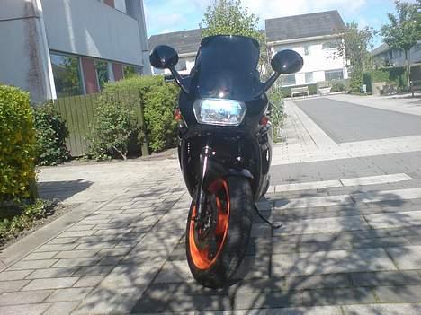 Suzuki Gsx 600 f - Selv i fuld solskin er xenonlyset meget tydeligt billede 6