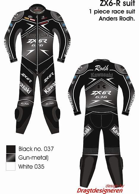 Kawasaki zx6r (SOLGT) - min kommende dragt.. det blir godt:) billede 8