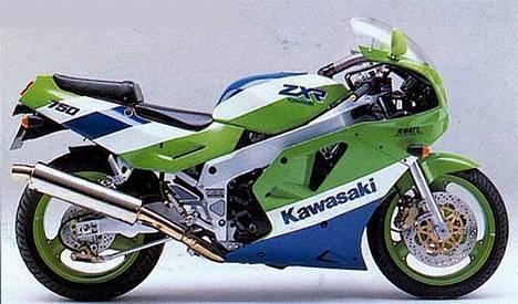 Kawasaki ZXR 750 H1 *solgt* - Sådan så den angiveligt ud da den forlod fabrikken i sin tid billede 9