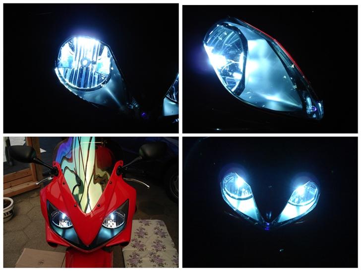 Honda CBR 600 F - SOLGT - 8000 Kelvin Xenon...og Iridium DB kåbeglas billede 4