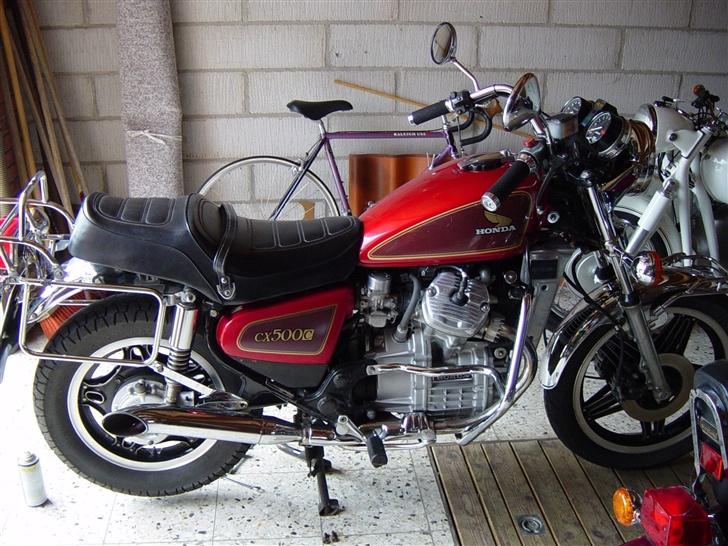 Honda cx 500 c - det var sådan den så ud da jeg købte den billede 5