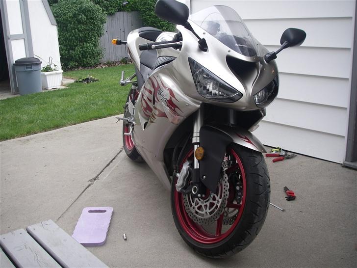 Kawasaki zx636r (solgt) - ja det pyntede billede 7