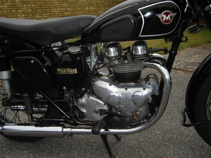 Matchless G9 500  - Motoren er en AJS, men er det samme som en Matchless billede 5