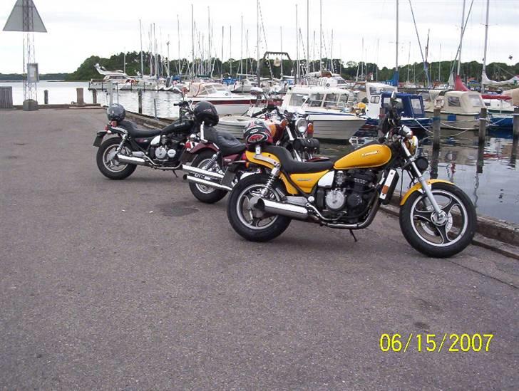 Kawasaki eliminator solgt - På havnen i mariager.NU MED NUMMER PLADE billede 7