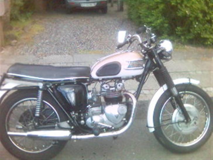 Triumph T100ss - Som den så ud da jeg købte den. Alaska hvid og brændt guld..mmmmmm fed billede 10