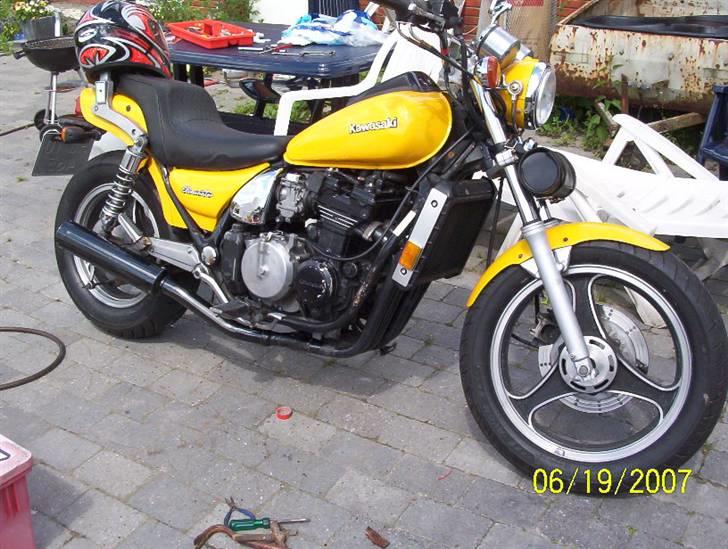 Kawasaki eliminator solgt - ny udstødning billede 9