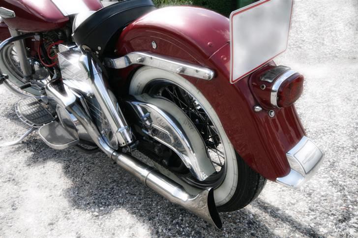 Harley Davidson ElectraGlide - TIL SALG - "Stay online for more exciting fishtail action på perlegrus..." billede 3