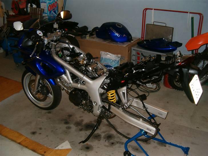 Suzuki SV650S "SOLGT" - Den første vinter efter jeg købte min sv´er skulle den selvfølgelig skilles ad billede 3