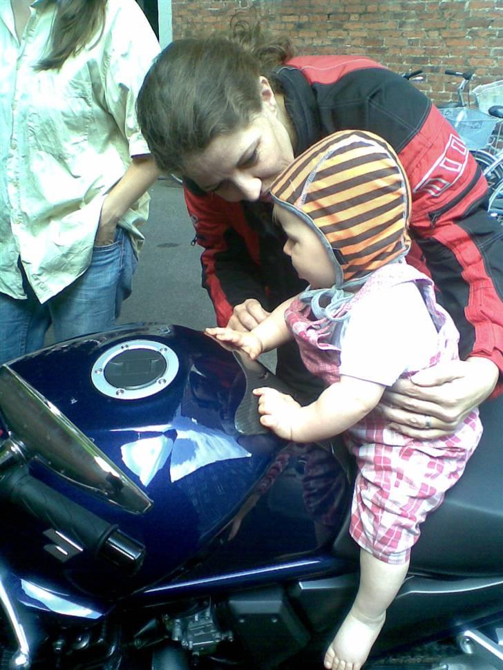 Suzuki 1200A - Britt sætter det endeligt på plads. Mona kan lige så godt starte med det samme ;-) billede 6