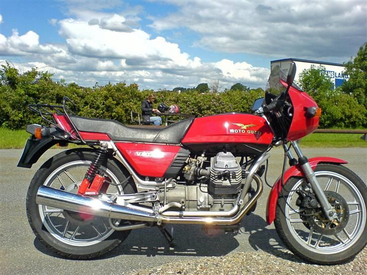 Moto Guzzi V 50 Monza (solgt) - Fra en lille trilletur med kæresten billede 8