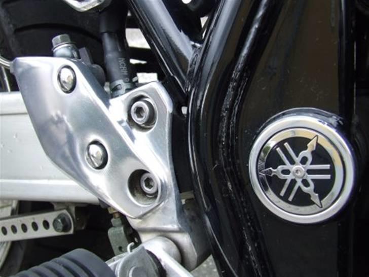 Yamaha XJR 1300 (solgt) - Close-up af frameplug, samt lidt poleret alu. billede 19
