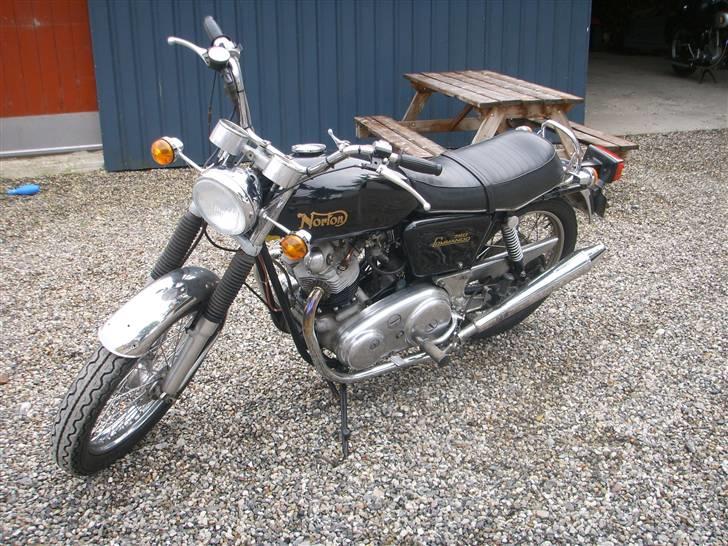 Norton commando 750 roadster  - før hvor der ikke var så pæn   billede 14