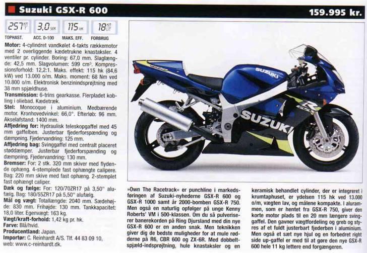 Suzuki GSXR 600 billede 9