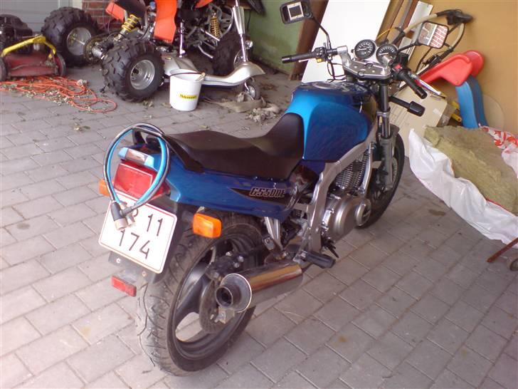Suzuki gs 500 e - Umiddelbart efter styrt billede 2