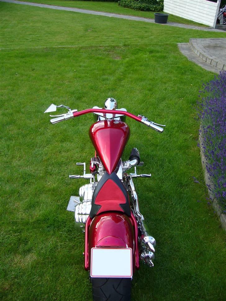 Harley Davidson Shovelhead  - Styr fremstillet i rustfrit stål. Sidespejl fra Excel type Recluse (passer til fælge mm) billede 13
