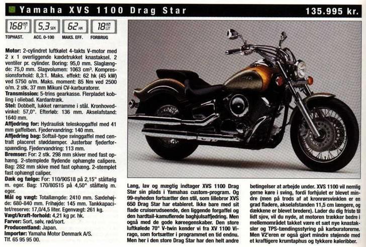 Yamaha Dragstar 1100 [SOLGT]  billede 10