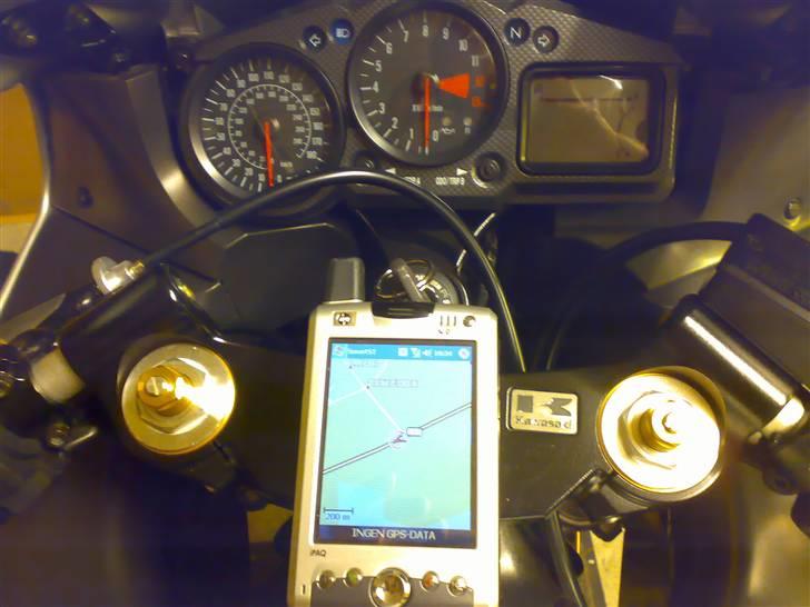 Kawasaki ZX12R - Navigation, IPAQ 6300 med Navman. Internet, Telefon, Bluetooth, Musikanlæg, Windows og email. billede 15