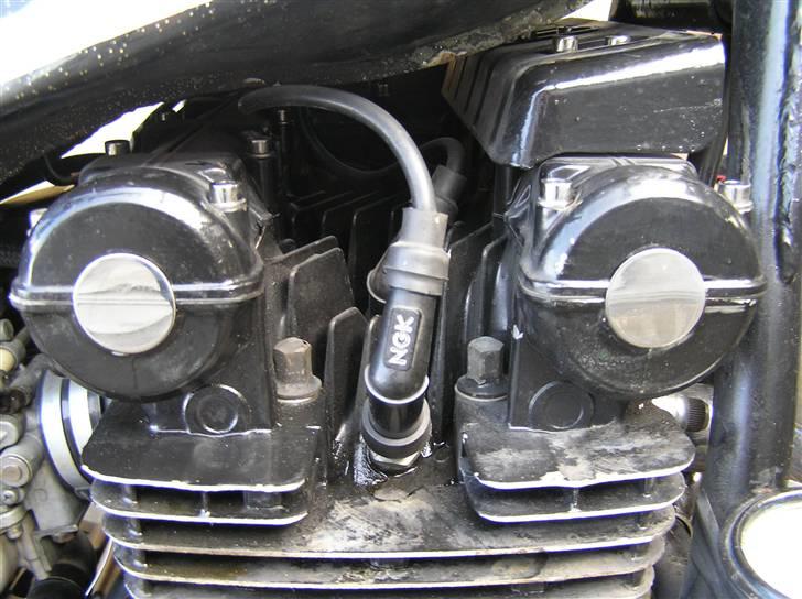 Yamaha xs 750 - rustfri propper lavet i drejebænken der sad jo nogle sorte plastic billede 7