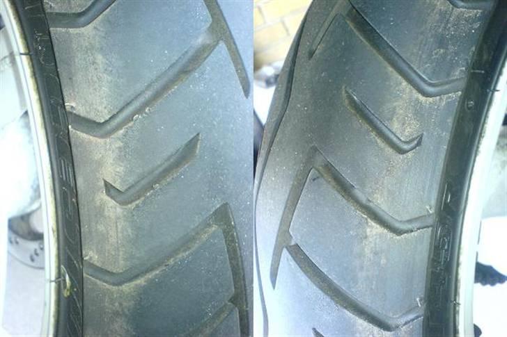 Suzuki GS 500 E slingshot SOLGT - bagdækket nulret et godt stykke ude mod kanten. den kan godt komme lidt længere ned. uuh billede 7