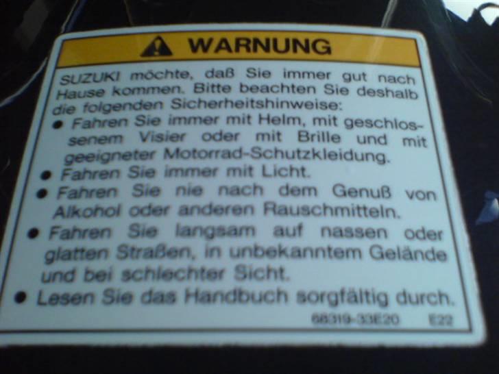 Suzuki GSF 600 Bandit S billede 3