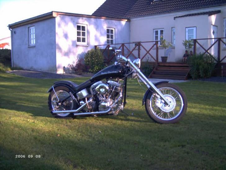 Harley Davidson flh 1200 - sådan så den ud da jeg fik den  i vinters billede 6
