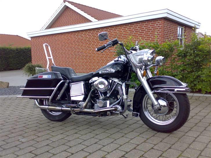 Harley Davidson Electra Glide FLH 1200 - Så fik jeg Mobil med kamera - YES ..... billede 5