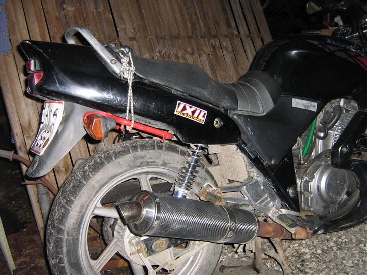 Honda CB 500 RR solgt - et billed af min fede udstødning billede 3