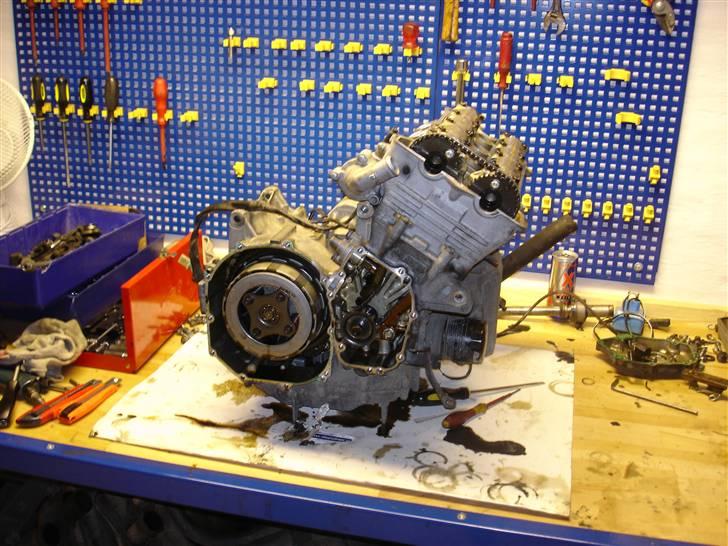 Honda cbr 600 (SOLGT) - motoren skulle også lige have en lille service billede 4