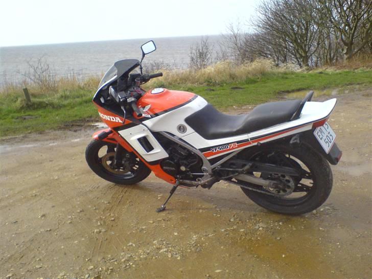 Honda VF 500 FII - Efterårsdag ved Ringkøbing Fjord billede 5
