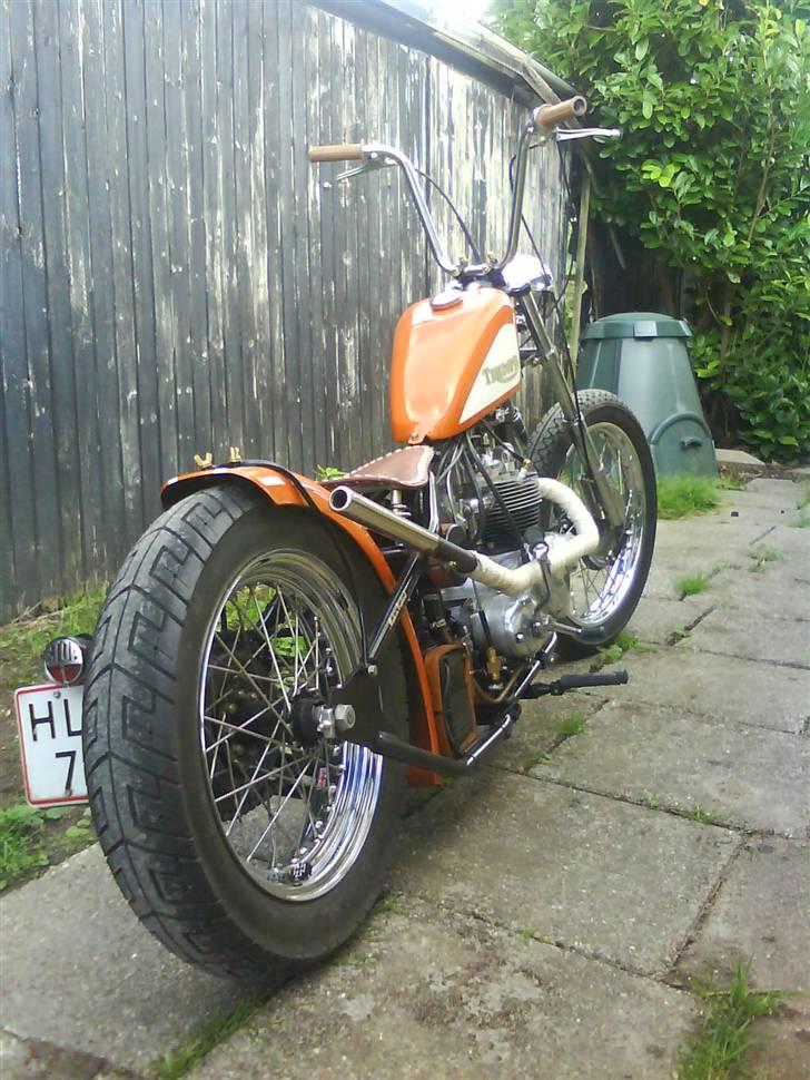 Triumph bobber - nu med ape hanger  billede 7