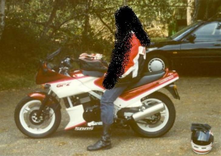 Kawasaki GPZ 500S - Eksen og mig i Tyskland  billede 3