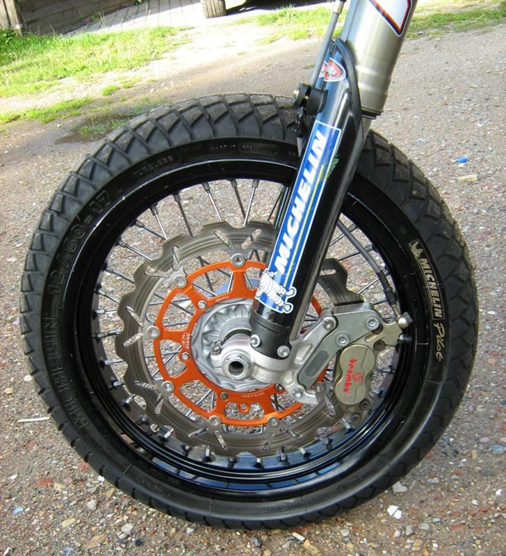 KTM 450 supermotard solgt - brembo kaliber P4. 320 ktm Wave skive  billede 8