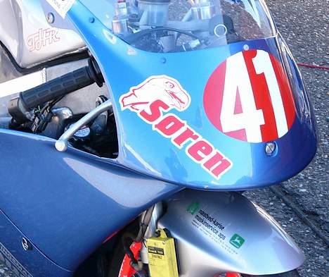 Honda rs 125 r - Lækker lille detalje.. Søren er mit navn og ørnen symbolisere mit kælenavn "Søren Ørn" billede 3