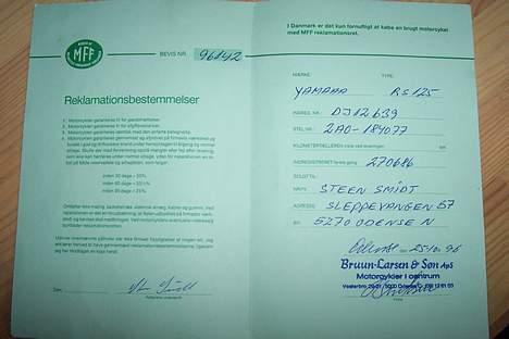 Yamaha RS 125 billede 7