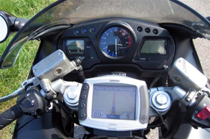 Honda CBR 1100 Super Blackbird - Garmin Zümo 550 - ved Nationalpark Skjern Å mellem Skjern og Lønborg i Vestjylland billede 7