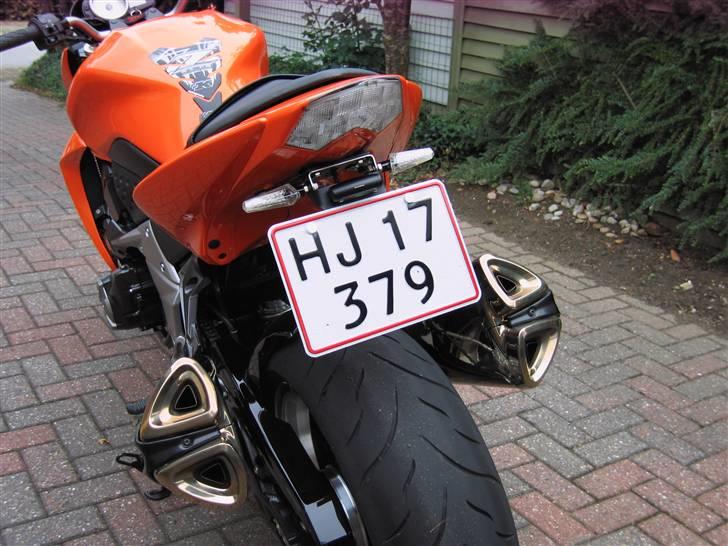 Kawasaki Z 1000 " solgt " - Jeg har flyttet blinklysene op over nr.pladen i stedet for på siden billede 10