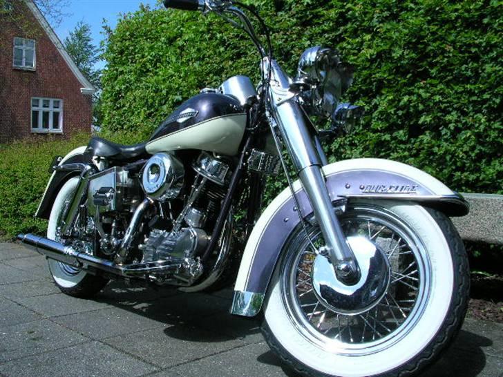 Harley Davidson panhead billede 2