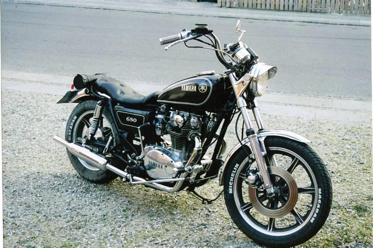 Yamaha xs 650 Special **SOLGT** - Min gamle xs,er som jeg totalskadede i 2003.. billede 16