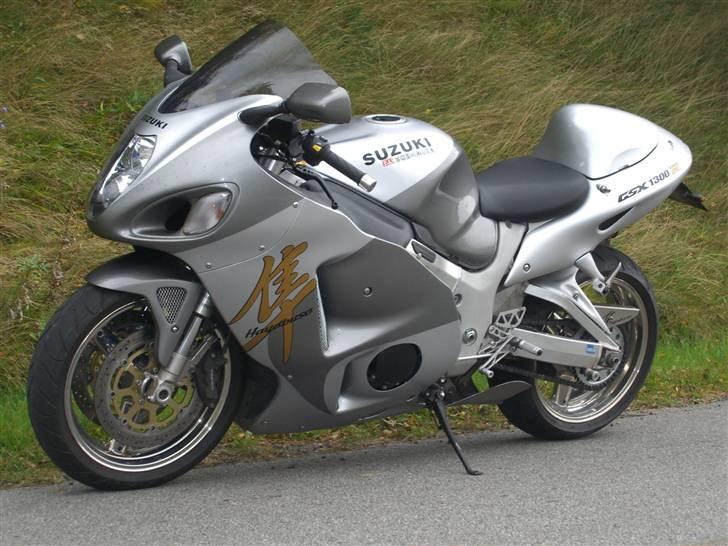Suzuki GSX1300R Hayabusa :Silver - Med chrom hjul på billede 18