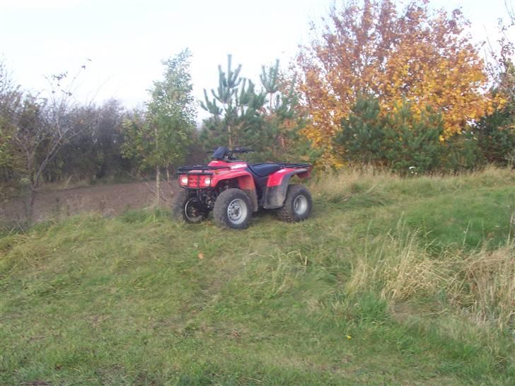 Honda Fourtrax - Lige et smut oppe på den gamle Hadsund-peter togbane. billede 12