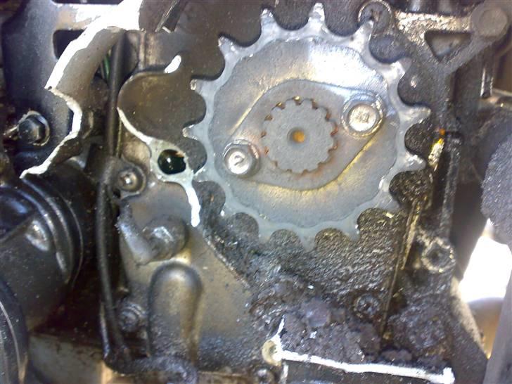 Kawasaki Gpx 600 Solgt!! - ja det jo hva der kan ske nå kæden springer.. :( billede 13