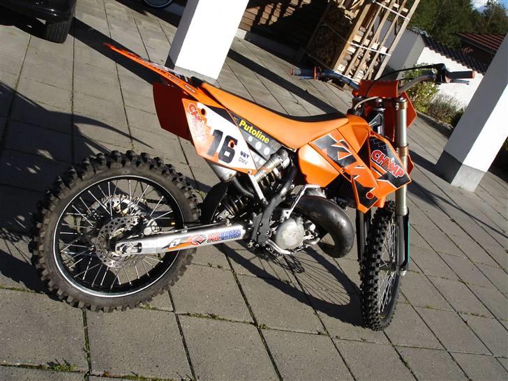 KTM SX 125 "Rattray Edition"  - Tydelig udsigt til Trelleborg-dækkene! billede 3