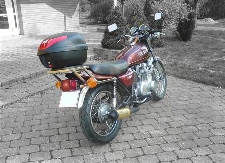 Kawasaki Z 650 - SOLGT!! - Lidt computer"tun". Lavet i GIMP (freeware). Sjovt... men tager tid!! billede 6